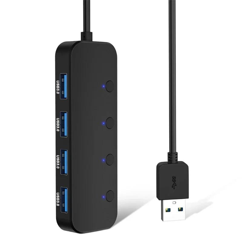  ¿ ġ LED ǥñⰡ ִ USB , 4 Ʈ USB 3.0 , 5V, 2A  , 5Gbps 